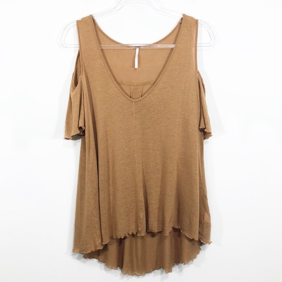 Free People Tops - FREE PEOPLE | cold shoulder oversized tunic top S
